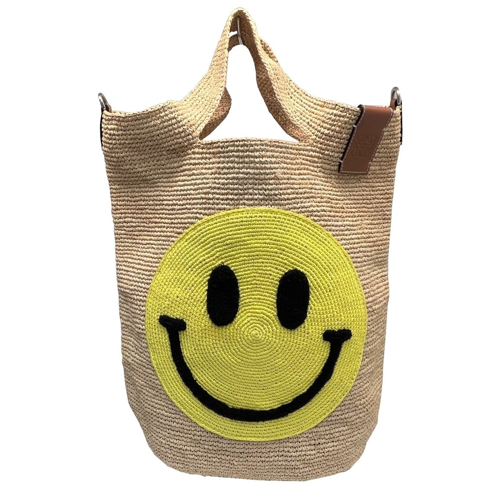 Loewe Paula's Ibiza Smiley 2WAY Handbag Yellow - Picture 1 of 9